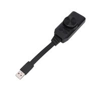 Luocute Tarjeta de Sonido USB, Adaptador de Sonido Envolvente 7.1 con Control de Volumen y Silencio de Micrófono para PC, Portátil, Escritorio, Auriculares, Juegos, Interruptores OS X,