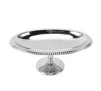 Luocute Taza de Postre de Acero Inoxidable, Cuenco Ovalado para Helado con Tallo Largo y Base Sólida para Ensalada, Pudín de Frutas, Fiesta de Dulces, Uso en Restaurante en Casa (B)