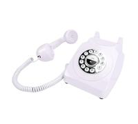 Luocute Teléfono Inalámbrico Bluetooth Antiguo con Asistencia de Voz | Carga Tipo C, Teléfono Fijo Retro, Batería de Litio de 1200 MAh, Tonos de Llamada Personalizables, Modo Altavoz Manos Libres