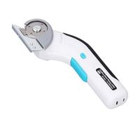 Luocute Tijeras Eléctricas Inalámbricas, Recargables de 4,2 V con Bloqueo de Seguridad y Luz LED para Cortar Tela, Cuero, Alfombras, Cartón y plástico. Cortador de Cartón, Herramientas