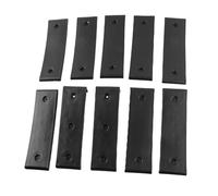 Luocute Toboganes para Literas para Remolques de Barcos, 10 Unidades de Almohadillas Deslizantes para Literas Negras ABS para una Carga de Lanzamiento Más Fácil con Material Resistente