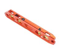Luocute Torpedo Magnético y Nivel de Conducto con 0 30 45 Viales de 90 Grados, Ranura V y Pista Magnética Naranja de Alta Visibilidad, 4 ángulos 4 Imanes Fuertes Gobernación de Espíritu