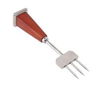 Luocute Trituradora de Hielo de Acero Inoxidable, Herramienta para Picar Hielo con de Madera para Romper la Forma, Uso en Barra de Cocina Casera (Estilo B)