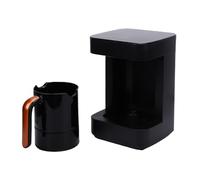 Luocute Turca, Eléctrica con Pantalla Digital de 480 Ml con Función de Agitación y Modo Brasa, para Preparar Bebidas Calientes en Casa, Oficina, Viajes