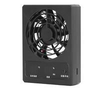 Luocute Ventilador para Reptiles, Ventilador de Humedad, Nebulizador para Reptiles con Sensor de Humedad y Alarma de Alta Temperatura, Deshumidificador de Ventilador para Recinto y