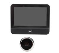 Luocute Visor de Puerta Digital, Cámara de Mirilla WiFi con Vídeo 1080P, Gran Angular de 130°, Visión Nocturna, Detección de Movimiento, Audio Bidireccional, Monitor LCD de 4,3 Pu