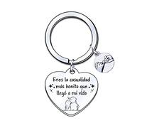 LUODAN Llaveros Pareja,Llaveros Para Parejas Personalizados,Llavero Para Parejas,Llavero Pareja Amor,Llavero Coche,Placa Grabado Llaveros,San Valentin Perfeccione el Regalo para el amante (1)