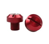 LUOFANG 2 Piezas de Aluminio antioxidante para Motocicleta M8, Tapones para Orificios de Espejo retrovisor, Tornillos, Soporte para Espejo retrovisor