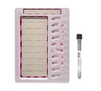 LUOFANG Tabla de tareas borrable Lista de tareas Tabla de planificación Tabla de Rutina Deslizante Herramientas para el TDAH y horarios visuales para niños y Adultos