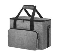 LUOFENG Bolsa de almacenamiento para generador solar con bolsillo frontal con cremallera para cargadores, accesorios, funda protectora para centrales eléctricas