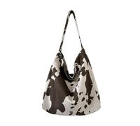 LUOFENG Bolsa holgada de ante suave para mujer, bolso de hombro espacioso bolso de trabajo con asa superior para viajes o uso diario