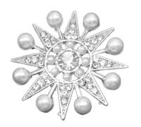 LUOFENG Broche de aleación con diamantes de imitación para accesorios de joyería hechos a mano y proyectos creativos