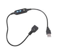 LUOFENG Cable temporizador USB ajustable de 1 a 30 minutos con función de cuenta regresiva con botón de conmutación de encendido para ventilador LED de acuario y cocina