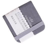 LUOFENG Cuaderno de bocetos pequeño de acuarela, 24 hojas, bloc de papel de acuarela, cierre de banda elástica, para artistas, estudiantes, bocetos, dibujo