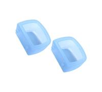 LUOFENG Cuenco de agua colgante a prueba de derrames para perros pequeños, diseño de gancho seguro, comedero de agua de plástico, fácil de limpiar, 2 unidades