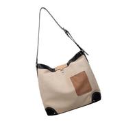 LUOFENG Elegante bolsa de hombro individual de gran tamaño con correa ajustable, práctica bolsa cruzada de poliuretano para el trabajo, viajes y uso diario