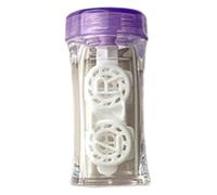 LUOFENG Funda para lentes de contacto a prueba de polvo, contenedor portátil de belleza para el hogar y al aire libre