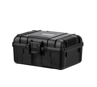 LUOFENG Funda rígida impermeable a prueba de golpes para cámara de acción con inserto de espuma y múltiples compartimentos