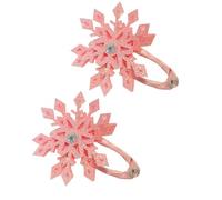 LUOFENG Horquilla para el pelo con temática de copos de nieve, 2 piezas para mujeres y niñas, pasadores laterales antideslizantes para todas las edades