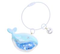 LUOFENG Llavero de ballena, llavero de ballena, llavero de animales de vida marina para bolsa de coche, llavero de personalidad, joyería para regalo del día de San Valentín