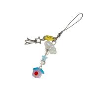 LUOFENG Lovely Star Cloud House - Llavero con cuentas para accesorios de bolsa de teléfono