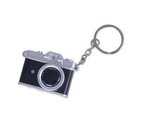 LUOFENG Mini llavero con colgante de cámara de estilo vintage con efectos de luz y sonido para entusiastas de la fotografía y coleccionistas