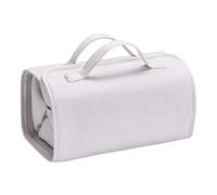 LUOFENG Neceser de viaje impermeable con 4 compartimentos desmontables, organizador de maquillaje enrollable, bolsas colgantes plegables para mujer