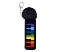 LUOFENG Piano electrónico plegable de silicona con teclado electrónico portátil, llavero portátil para actividades al aire libre duradero