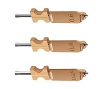 LUOFENG Punta de boquilla de cambio rápido resistente a altas temperaturas para impresoras AD5X con tamaño de 0,25 mm, 0,4 mm, 0,6 mm