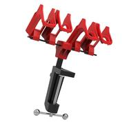 LUOFENG Soporte para aerógrafo de acceso rápido con gancho en forma de U y abrazaderas ajustables para un almacenamiento seguro de 4 pistolas pulverizadoras
