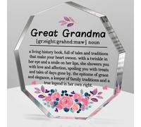 LuoHere Great Grandma Gifts from Grandchildren Mothers Day Gift for Great Grandma Best Grandma Ever Birthday Christmas Gift for Grandmothe G