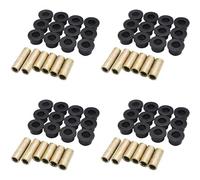 Luoilba 4 Unidades Delantera o Trasera Hoja Delantera Brazo Superior Suspensión para Club Coche Golf Carro, Buje y Mangas Conjunto