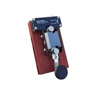 Luoilba FM Morse Code - Botón de práctica CW Simulación Tono Luz Raqueta Radio Telegrama Botón de Transmisión