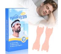 LUOJINYI 120 Piezas Tiras Nasales Antironquidos, Tiras Nasales para Dormir Respirar Mejor por la Nariz, Alivio de la Congestión y Respirar Mejor por la Nariz, Tiras Nasales Deportivas, 66 x 19 mm