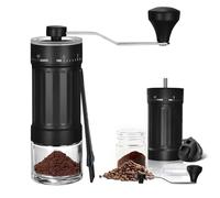 LUOJINYI Molinillo de café manual, ajustable en 40 niveles con capacidad de 30 g, molinillo de café cónico de alta precisión con manivela, molinillo de café manual portátil para espresso, Pour Over