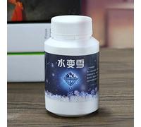 Luojuny 50 g Artificial Fake Snow Instant Snow Decoración Simulación Simulación Nieve Fiesta de Navidad DIY Fluffy Faux Snow Snow Snow Powder Plástico Copos De Nieve Blanco