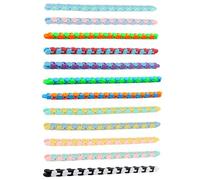 Luojuny Cadena de articulaciones, juguete para la ansiedad, juego intenso, 8 piezas, juguete para la ansiedad, pistas locas, alivio del estrés, cadena plegable, juguete de color al azar