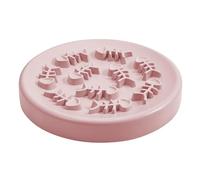 Luojuny Cuenco fuerte para mascotas resistente a las mordeduras resistente a los golpes. Seguro que aquí hay un título del producto para alimentador lento en forma de pez, base estable fácil de