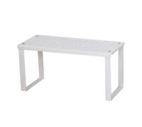 Luojuny Estante de almacenamiento de cocina estable, apilable, grande, organizador de gabinete, estante para encimera, soporte para artículos diversos, despensa, especias, platos, escritorio, libros,