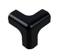 Luojuny Protectores de Esquina de Escritorio Gruesos a Prueba de Golpes respetuosos con el Medio Ambiente a Prueba de bebés Protectores de Esquina de Silicona compatibles con niños Negro