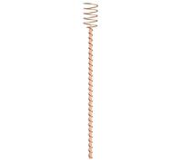 Luojuny Varillas largas para plantas de cobre, soporte para plantas, 1/8 piezas, varillas de cultivo electrocultural, fácil de instalar, varillas de jardín de cobre multifuncionales, 1 unidad