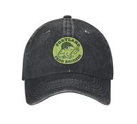 LUOJZGUMU Brigada de protesta de la Rana de Portland Gorras Unisex de béisbol resisten Sombreros Lavados Desgastados Vintage para Exteriores Todo Tiempo para Viajes Gorra de Sol Regalo