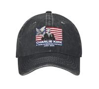LUOJZGUMU Charlie Kirk Un Verdadero Patriota Rip Hombres Mujer Sombrero de béisbol Cita Libertad Sombreros Lavados Toda Temporada Regalo de Viaje Gorra Snapback
