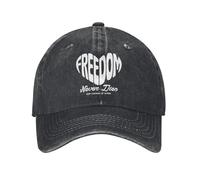 LUOJZGUMU Gorra de Sol de Vaquera desgastada para Hombres Charlie Kirk Rip Un Gorro Ajustable de Golf al Aire Libre True Patriot