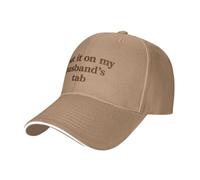 LUOJZGUMU Mi Marido Letter, café, Gorra de béisbol, Hippie Corriendo, Gorra Ajustable de Camionero, Hombres, Mujeres, diseño de Moda, Gorras de béisbol, Gorras de béisbol