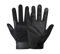 LUOKEKE Guantes De Moto Guantes de Ciclismo for Escalada en Roca, Descenso, Resistentes al Desgaste, Transporte, Cuerdas, Trabajo Hombres, montañismo, Guantes Cuero Motocicleta