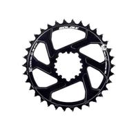 LUOKEKE Platos para Bicicletas Plato de Bicicleta de montaña MTB Rueda de Cadena Ancha Estrecha 30T 32T 34T 36T 38T Bicicleta Narrow Wide Plato(Offset 0mm 34T)