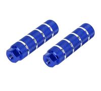 LUOKEKE Reposapies Bicicleta Clavijas de Bicicleta aleación Aluminio, 2 uds., for BMX, MTB, Eje, Clavijas pie traseras, Negro, Rojo, Azul(Blue)