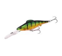 LUOKEKE SeñUelos De Pesca 1 señuelo de Pesca Wobblers Buceo Profundo, 12,5 cm, 14,8 g, Gran crankbait, for trolling, Cebo Duro Artificial plástico for lubina, Lucio y Carpa(E)