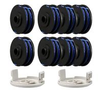 luolety Bobina de repuesto para recortadora Ryobi, 1,6 mm, 8,3 m, para Ryobi RLT4027, RLT4125, RLT5027, RLT6030, RLT5127, RLT6130-5132002670 (8 carretes) +1 Cubierta)